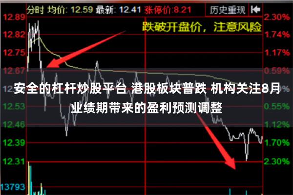 安全的杠杆炒股平台 港股板块普跌 机构关注8月业绩期带来的盈利预测调整