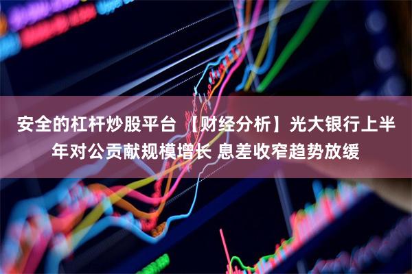 安全的杠杆炒股平台 【财经分析】光大银行上半年对公贡献规模增长 息差收窄趋势放缓