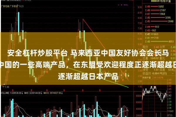 安全杠杆炒股平台 马来西亚中国友好协会会长马吉德：中国的一些高端产品，在东盟受欢迎程度正逐渐超越日本产品