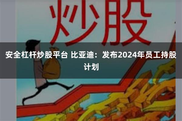 安全杠杆炒股平台 比亚迪：发布2024年员工持股计划