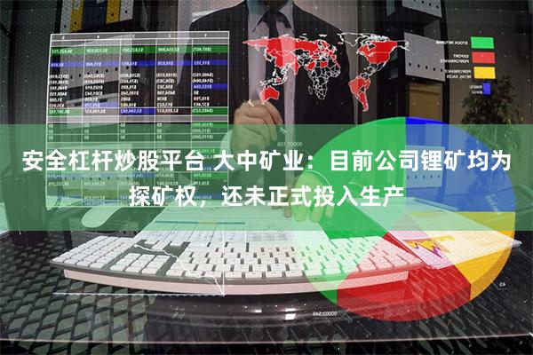 安全杠杆炒股平台 大中矿业：目前公司锂矿均为探矿权，还未正式投入生产