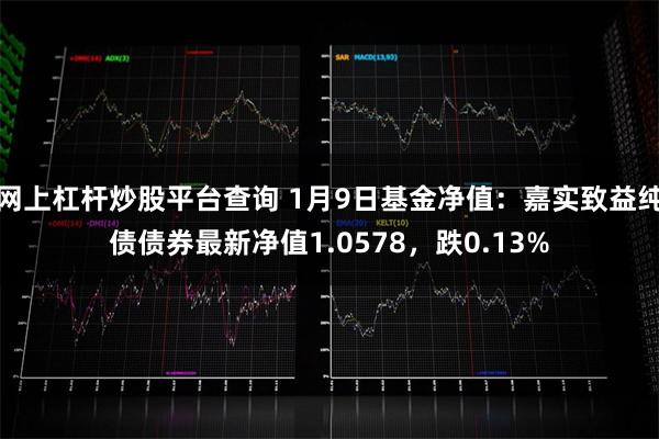 网上杠杆炒股平台查询 1月9日基金净值：嘉实致益纯债债券最新净值1.0578，跌0.13%