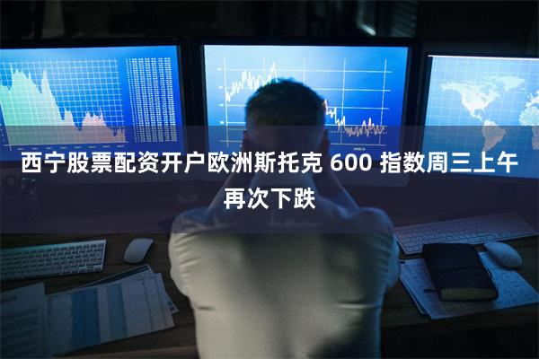 西宁股票配资开户欧洲斯托克 600 指数周三上午再次下跌