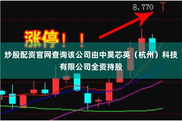 炒股配资官网查询该公司由中昊芯英（杭州）科技有限公司全资持股